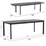 ΤΡΑΠΕΖΙ ΕΠΕΚΤΕΙΝΟΜΕΝΟ SYMPO HM6415.01 ΓΚΡΙ ΑΛΟΥΜΙΝΙΟ 220-300x100x75Υεκ