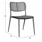 ΚΑΡΕΚΛΑ ΤΡΑΠΕΖΑΡΙΑΣ HILLIARD HM6645.01 ΑΛΟΥΜΙΝΙΟ ΓΚΡΙ 44.5x58x80Υεκ