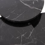ΣΕΤ ΒΟΗΘ.ΤΡΑΠΕΖΑΚΙΑ NISSA HM18173.12 ΜΕΛΑΜΙΝΗ ΜΑΥΡΟ ΜΑΡΜΑΡΟ-ΧΡΥΣΑ ΜΕΤΑΛ.ΠΟΔΙΑ