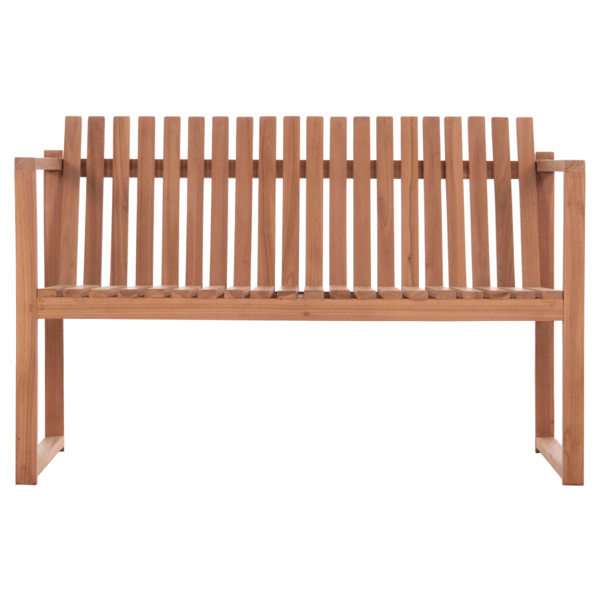 ΠΑΓΚΑΚΙ ΚΗΠΟΥ 2ΘΕΣΙΟ VED HM18124 ΞΥΛΟ TEAK--ΦΥΣΙΚΟ ΧΡΩΜΑ 130x60x86Υεκ.