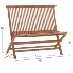 ΠΑΓΚΑΚΙ KENDALL HM18128 ΠΤΥΣΣΟΜΕΝΟ ΑΠΟ ΞΥΛΟ ΤΕΑΚ ΣΕ ΦΥΣΙΚΟ ΧΡΩΜΑ 100x47x89Υεκ.