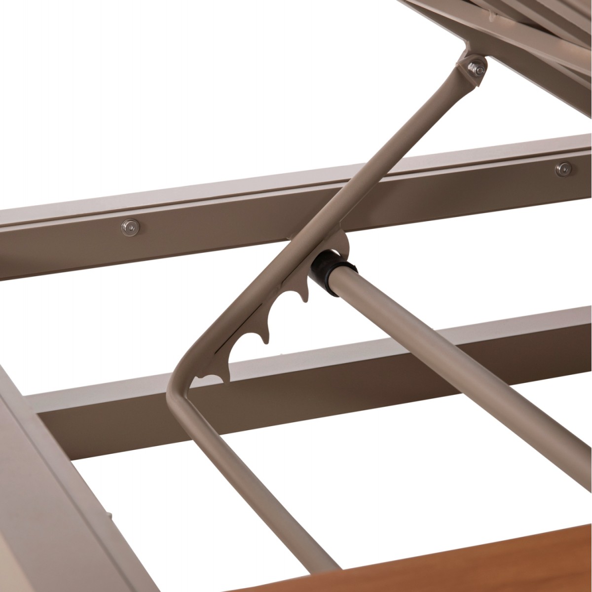 ΔΙΠΛΗ ΞΑΠΛΩΣΤΡΑ ΑΛΟΥΜΙΝΙΟΥ ΠΑΡΑΛΙΑΣ ΜΕ ΣΚΙΑΣΤΡΟ GALLANT HM6097.04 ΚΑΠΟΥΤΣΙΝΟ 2x2x2μ