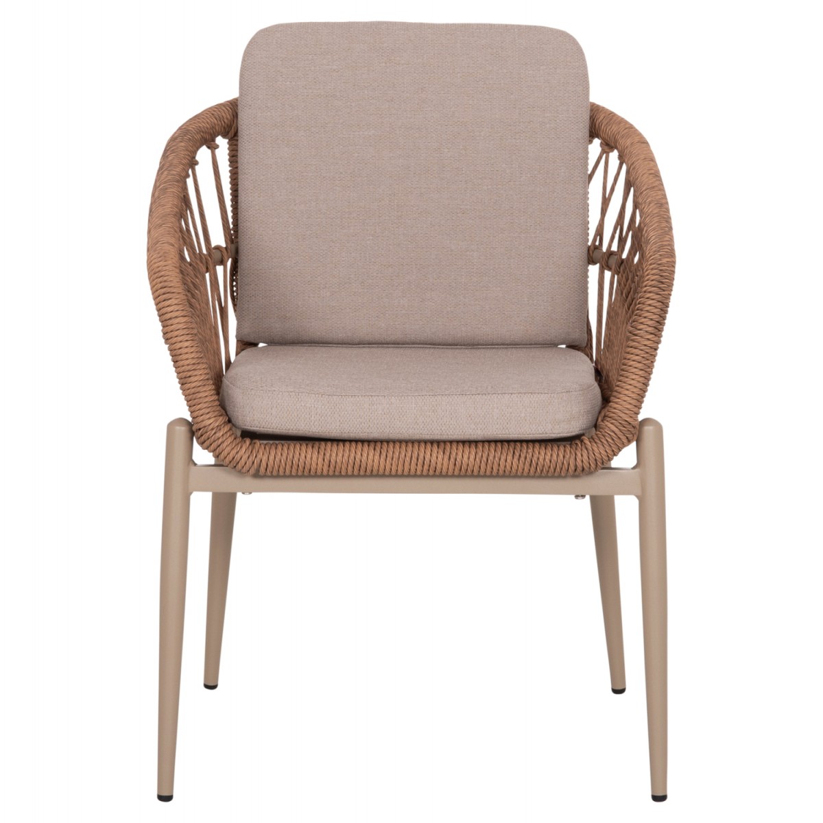 ΠΟΛΥΘΡΟΝΑ ΑΛΟΥΜΙΝΙΟΥ GALDIN HM6272.03 ΚΑΠΟΥΤΣΙΝΟ-P.E.RATTAN-ΜΠΕΖ ΥΦΑΣΜΑ 65x60x76Υεκ