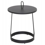 ΤΡΑΠΕΖΙ ΒΟΗΘΗΤΙΚΟ ΕΞ.ΧΩΡΟΥ MINO HM6432.01 ΑΛΟΥΜΙΝΙΟ & ΣΧΟΙΝΙ ΓΚΡΙ Φ47x53Υεκ