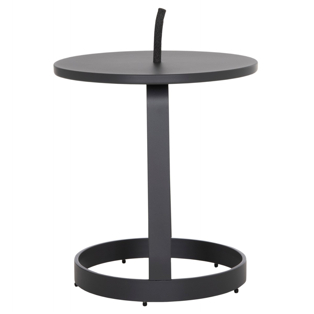 ΤΡΑΠΕΖΙ ΒΟΗΘΗΤΙΚΟ ΕΞ.ΧΩΡΟΥ MINO HM6432.01 ΑΛΟΥΜΙΝΙΟ & ΣΧΟΙΝΙ ΓΚΡΙ Φ47x53Υεκ