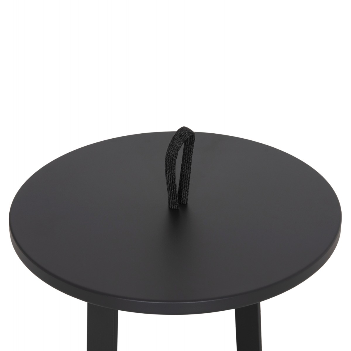 ΤΡΑΠΕΖΙ ΒΟΗΘΗΤΙΚΟ ΕΞ.ΧΩΡΟΥ MINO HM6432.01 ΑΛΟΥΜΙΝΙΟ & ΣΧΟΙΝΙ ΓΚΡΙ Φ47x53Υεκ