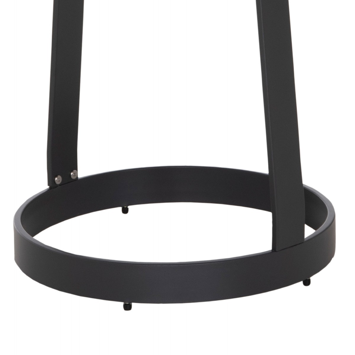 ΤΡΑΠΕΖΙ ΒΟΗΘΗΤΙΚΟ ΕΞ.ΧΩΡΟΥ MINO HM6432.01 ΑΛΟΥΜΙΝΙΟ & ΣΧΟΙΝΙ ΓΚΡΙ Φ47x53Υεκ