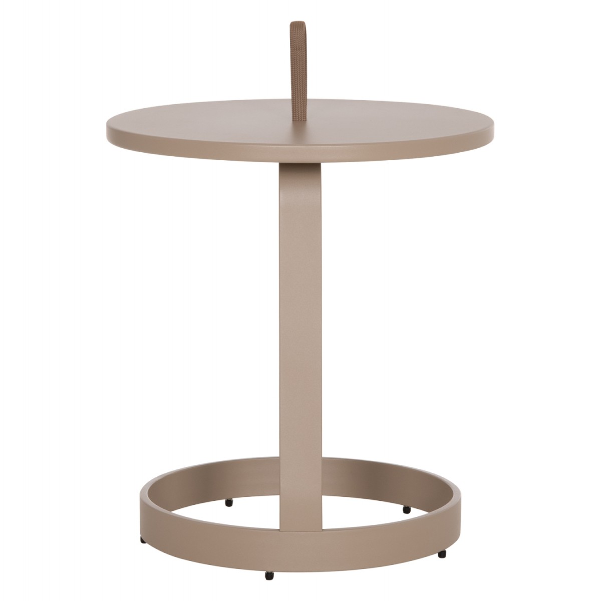 ΤΡΑΠΕΖΙ ΒΟΗΘΗΤΙΚΟ ΕΞ.ΧΩΡΟΥ MINO HM6432.03 ΑΛΟΥΜΙΝΙΟ & ΣΧΟΙΝΙ ΚΑΠΟΥΤΣΙΝΟ Φ47x53Υεκ