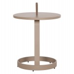 ΤΡΑΠΕΖΙ ΒΟΗΘΗΤΙΚΟ ΕΞ.ΧΩΡΟΥ MINO HM6432.03 ΑΛΟΥΜΙΝΙΟ & ΣΧΟΙΝΙ ΚΑΠΟΥΤΣΙΝΟ Φ47x53Υεκ