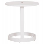 ΤΡΑΠΕΖΙ ΒΟΗΘΗΤΙΚΟ ΕΞ.ΧΩΡΟΥ MINO HM6432.02 ΑΛΟΥΜΙΝΙΟ ΛΕΥΚΟ & ΣΧΟΙΝΙ ΜΠΕΖ Φ47x53Υεκ