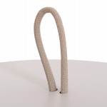 ΤΡΑΠΕΖΙ ΒΟΗΘΗΤΙΚΟ ΕΞ.ΧΩΡΟΥ MINO HM6432.02 ΑΛΟΥΜΙΝΙΟ ΛΕΥΚΟ & ΣΧΟΙΝΙ ΜΠΕΖ Φ47x53Υεκ