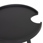 ΤΡΑΠΕΖΙ ΒΟΗΘΗΤΙΚΟ ΣΤΡΟΓΓΥΛΟ ΕΞ.ΧΩΡΟΥ TEROC HM6433.01 ΑΛΟΥΜΙΝΙΟ ΓΚΡΙ Φ47x53Υεκ