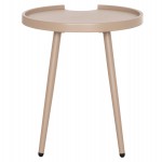 ΤΡΑΠΕΖΙ ΒΟΗΘΗΤΙΚΟ ΣΤΡΟΓΓΥΛΟ ΕΞ.ΧΩΡΟΥ TEROC HM6433.03 ΑΛΟΥΜΙΝΙΟ ΚΑΠΟΥΤΣΙΝΟ Φ47x53Υεκ