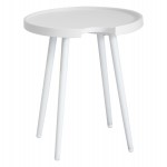 ΤΡΑΠΕΖΙ ΒΟΗΘΗΤΙΚΟ ΣΤΡΟΓΓΥΛΟ ΕΞ.ΧΩΡΟΥ TEROC HM6433.02 ΑΛΟΥΜΙΝΙΟ ΛΕΥΚΟ Φ47x53Υεκ