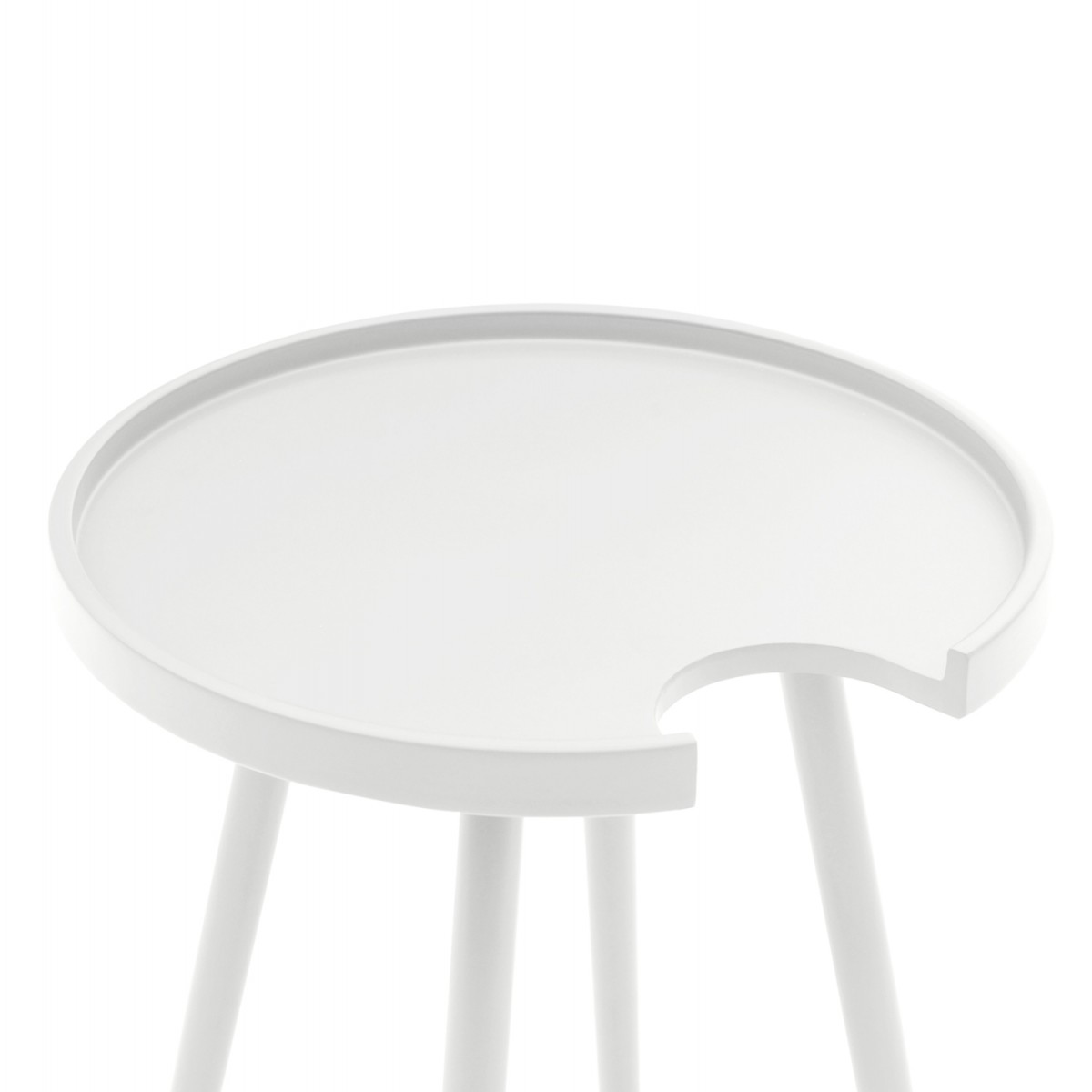 ΤΡΑΠΕΖΙ ΒΟΗΘΗΤΙΚΟ ΣΤΡΟΓΓΥΛΟ ΕΞ.ΧΩΡΟΥ TEROC HM6433.02 ΑΛΟΥΜΙΝΙΟ ΛΕΥΚΟ Φ47x53Υεκ