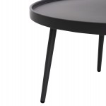 ΤΡΑΠΕΖΙ ΜΕΣΗΣ ΣΤΡΟΓΓΥΛΟ ΕΞ.ΧΩΡΟΥ TEROC HM6434.01 ΑΛΟΥΜΙΝΙΟ ΓΚΡΙ Φ70x44Υεκ