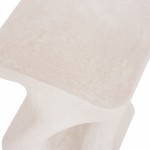 ΣΚΑΜΠΟ ΤΕΤΡΑΓΩΝΟ SANTORINI HM18337 ΠΟΛΥΡΗΤΙΝΗ--ΥΠΟΛΕΥΚΟ ΧΡΩΜΑ 30x30x45Yεκ