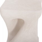 ΣΚΑΜΠΟ ΤΕΤΡΑΓΩΝΟ SANTORINI HM18337 ΠΟΛΥΡΗΤΙΝΗ--ΥΠΟΛΕΥΚΟ ΧΡΩΜΑ 30x30x45Yεκ