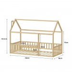 ΚΡΕΒΑΤΙ ΠΑΙΔΙΚΟ ΜΕ ΚΑΓΚΕΛΟ HOUSER HM706.01 τ.MONTESSORI ΞΥΛΟ ΠΕΥΚΟ ΦΥΣΙΚΟ-190x90εκ