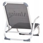 ΚΑΡΕΚΛΑΚΙ ΠΑΡΑΛΙΑΣ ΑΛΟΥΜINIOY ΒΑΡ.ΤΥΠΟΥ ΨΗΛΗ ΠΛΑΤΗ ALMIRA HM5053.10 ΓΚΡΙ 55x71x66Υεκ