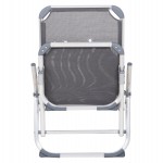 ΚΑΡΕΚΛΑΚΙ ΠΑΡΑΛΙΑΣ ΑΛΟΥΜINIOY ΒΑΡ.ΤΥΠΟΥ ΨΗΛΗ ΠΛΑΤΗ ALMIRA HM5053.10 ΓΚΡΙ 55x71x66Υεκ