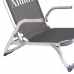 ΚΑΡΕΚΛΑΚΙ ΠΑΡΑΛΙΑΣ ΑΛΟΥΜINIOY ΒΑΡ.ΤΥΠΟΥ ΨΗΛΗ ΠΛΑΤΗ ALMIRA HM5053.10 ΓΚΡΙ 55x71x66Υεκ