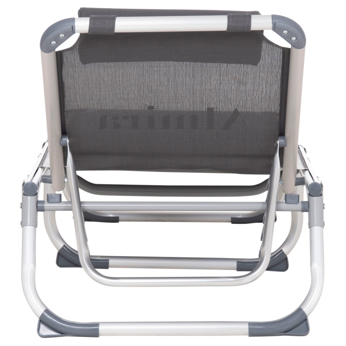 ΞΑΠΛΩΣΤΡΑ ΠΑΡΑΛΙΑΣ ΑΛΟΥΜΙΝΙΟΥ ΒΑΡ.ΤΥΠΟΥ ALMIRA HM5054.10 ΓΚΡΙ TEXTILENE 187x59x78Υεκ