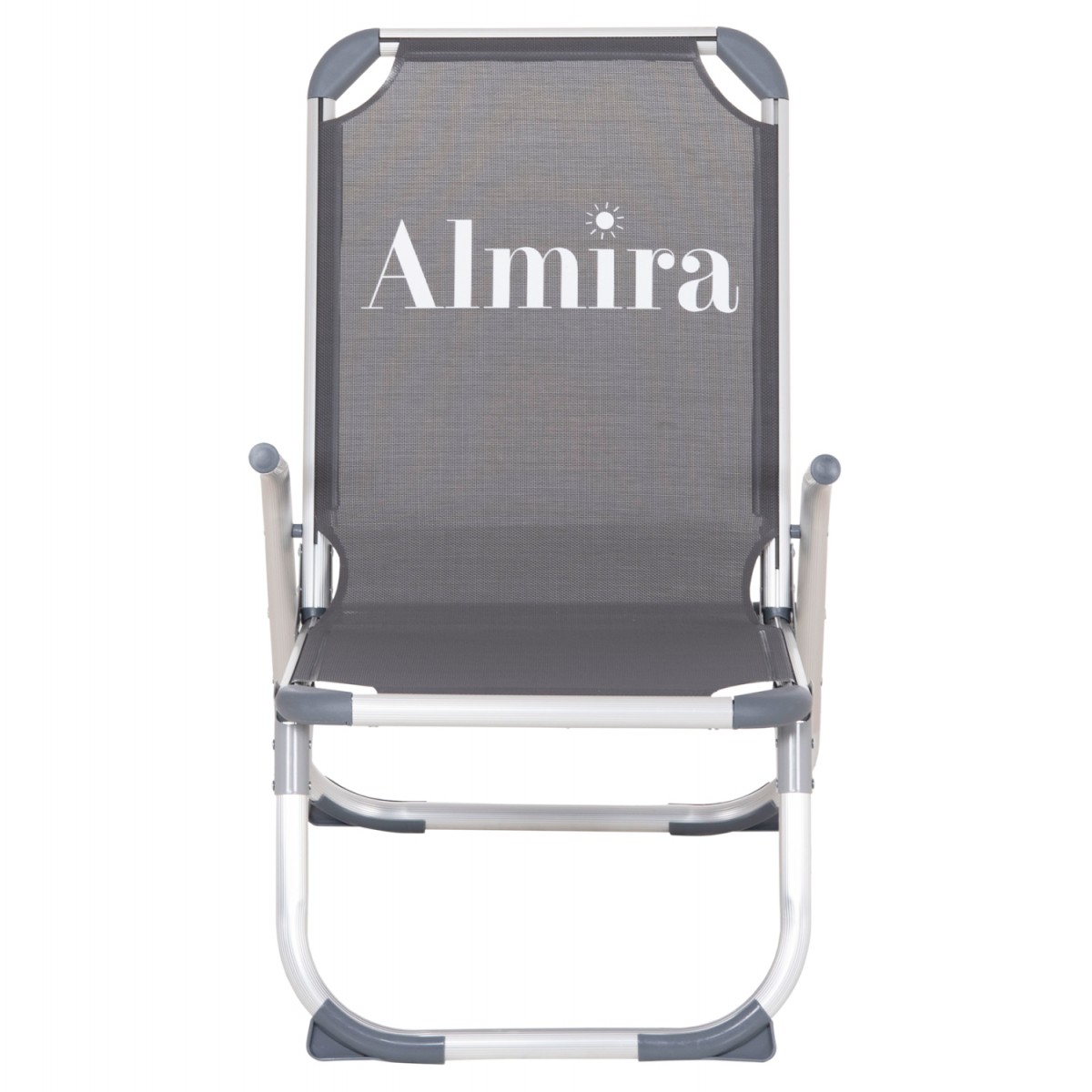 ΚΑΡΕΚΛΑΚΙ ΠΑΡΑΛΙΑΣ ΑΛΟΥΜΙΝΙΟΥ ΒΑΡ.ΤΥΠΟΥ ΥΠΕΡΥΨΩΜΕΝΟ ALMIRA HM6431.10 ΓΚΡΙ 53x68x80Υεκ