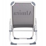 ΚΑΡΕΚΛΑΚΙ ΠΑΡΑΛΙΑΣ ΑΛΟΥΜΙΝΙΟΥ ΒΑΡ.ΤΥΠΟΥ ΥΠΕΡΥΨΩΜΕΝΟ ALMIRA HM6431.10 ΓΚΡΙ 53x68x80Υεκ