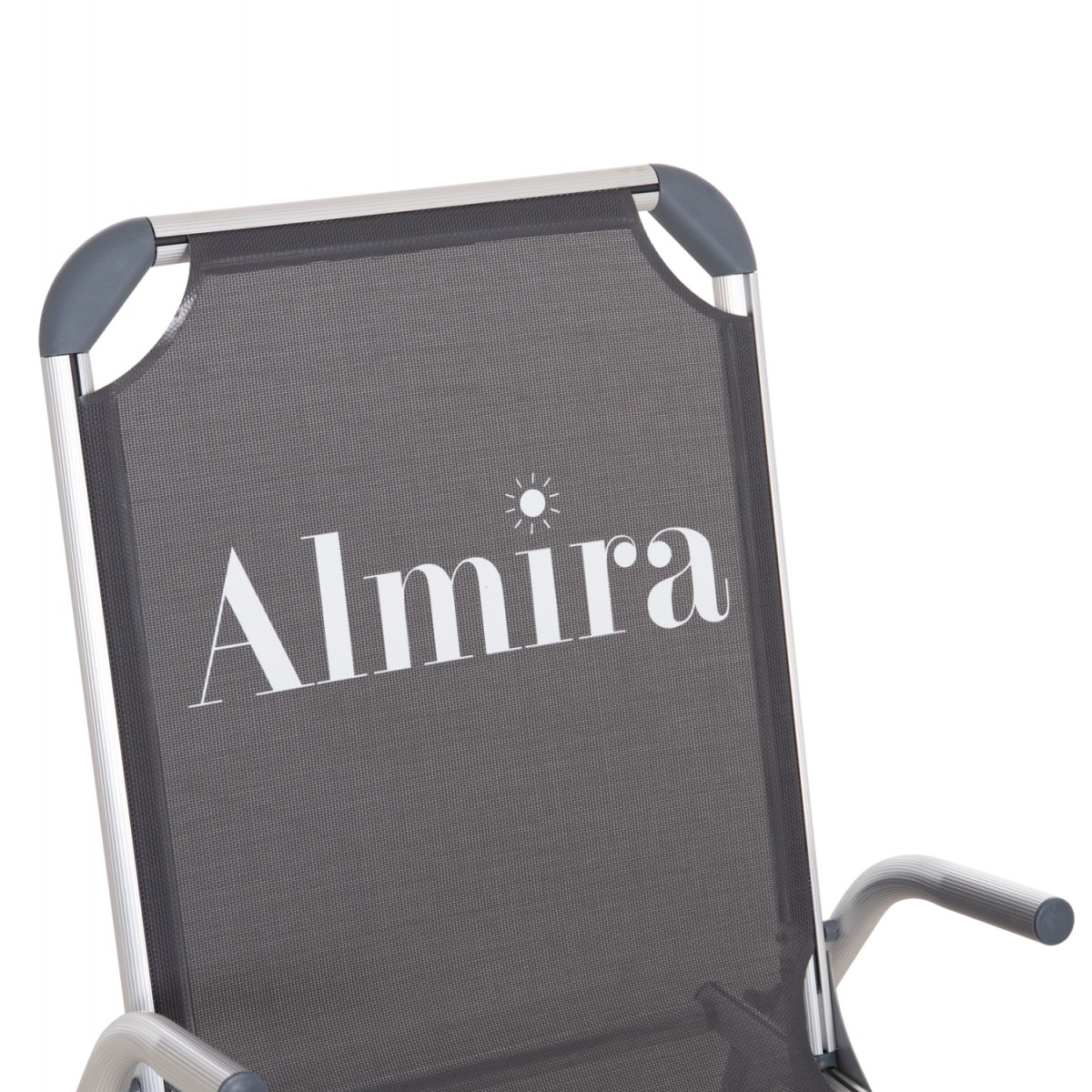 ΚΑΡΕΚΛΑΚΙ ΠΑΡΑΛΙΑΣ ΑΛΟΥΜΙΝΙΟΥ ΒΑΡ.ΤΥΠΟΥ ΥΠΕΡΥΨΩΜΕΝΟ ALMIRA HM6431.10 ΓΚΡΙ 53x68x80Υεκ