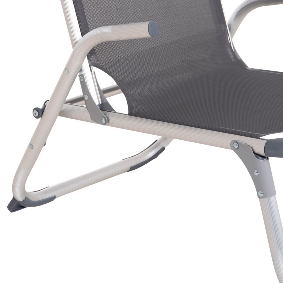 ΚΑΡΕΚΛΑΚΙ ΠΑΡΑΛΙΑΣ ΑΛΟΥΜΙΝΙΟΥ ΒΑΡ.ΤΥΠΟΥ ΥΠΕΡΥΨΩΜΕΝΟ ALMIRA HM6431.10 ΓΚΡΙ 53x68x80Υεκ