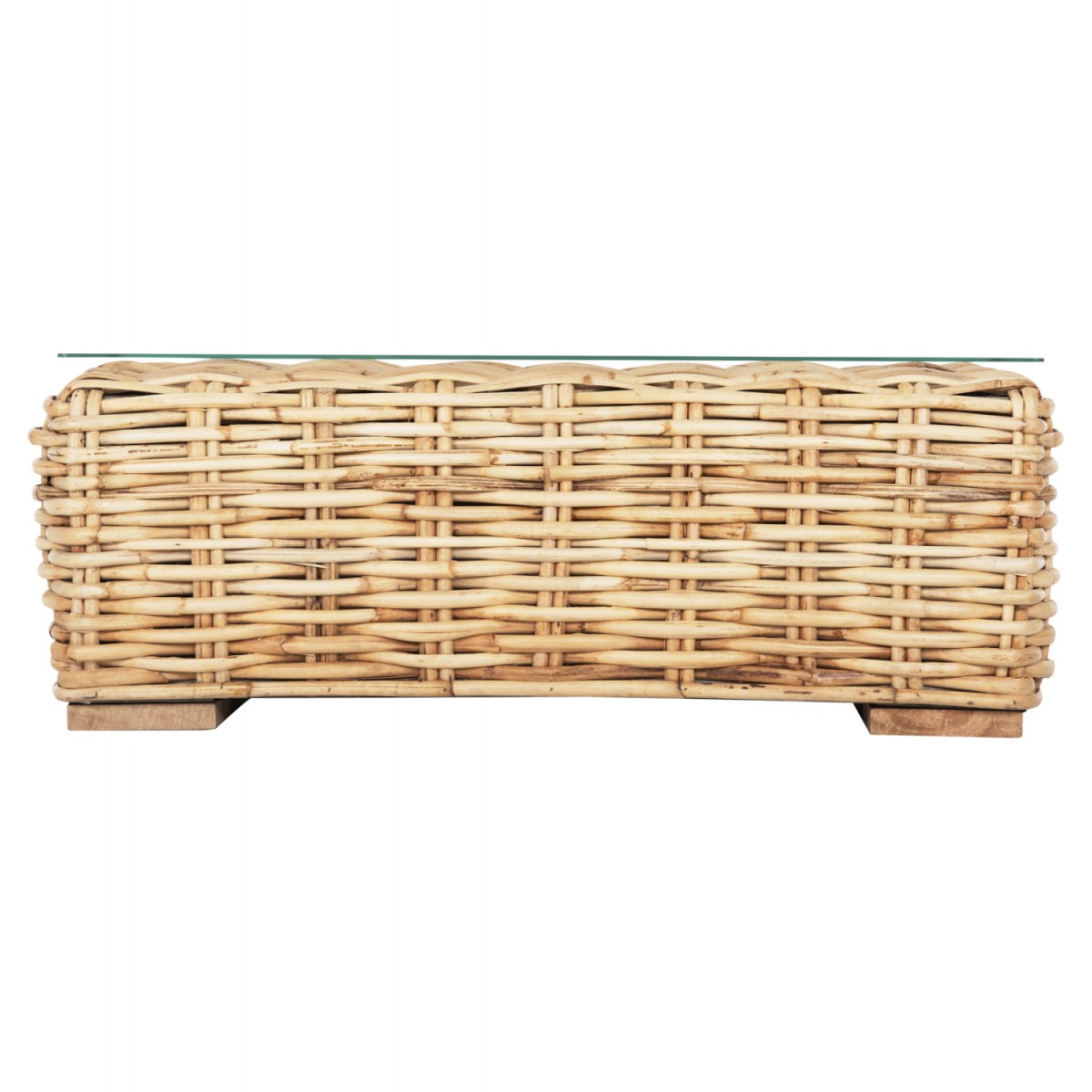 ΤΡΑΠΕΖΙ ΣΑΛΟΝΙΟΥ ΕΞ.ΧΩΡΟΥ TROPEL HM9811 ΞΥΛΟ MANGO-ΦΥΣΙΚΟ RATTAN-ΓΥΑΛΙ ΑΣΦΑΛΕΙΑΣ 110x60x40Υεκ.