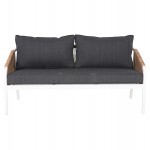 ΚΑΝΑΠΕΣ ΕΞ.ΧΩΡΟΥ 3ΘΕΣΙΟΣ MAERLY HM6055.01 ΑΛΟΥΜΙΝΙΟ ΛΕΥΚΟ-ΣΧΟΙΝΙ-ΑΝΘΡΑΚΙ ΜΑΞΙΛΑΡΙΑ