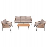 ΣΑΛΟΝΙ ΕΞΩΤ.ΧΩΡΟΥ 4ΤΜΧ MAERLY HM6056.04 ΑΛΟΥΜΙΝΙΟ ΣΑΜΠΑΝΙ-ΣΥΝΘ.ΣΧΟΙΝΙ-ΜΠΕΖ ΜΑΞΙΛΑΡΙΑ