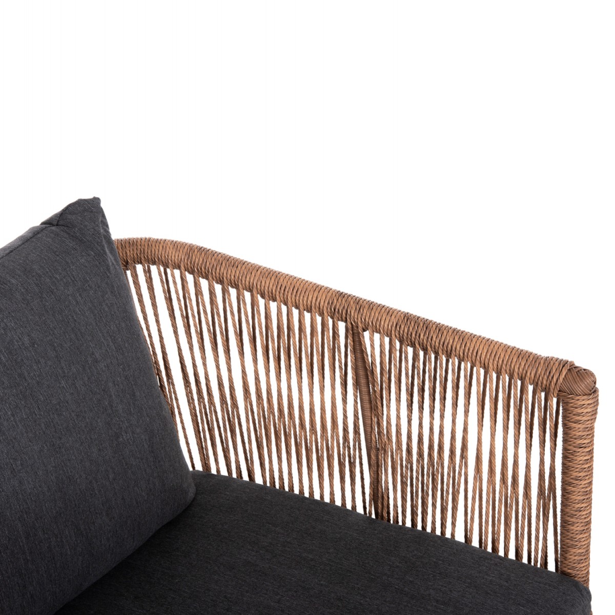 ΣΑΛΟΝΙ ΕΞ.ΧΩΡΟΥ 4ΤΜΧ FREJA HM6057.03 ΑΛΟΥΜ.ΑΝΘΡΑΚΙ-PE RATTAN ΜΠΕΖ-ΑΝΘΡΑΚΙ ΜΑΞΙΛΑΡΙΑ