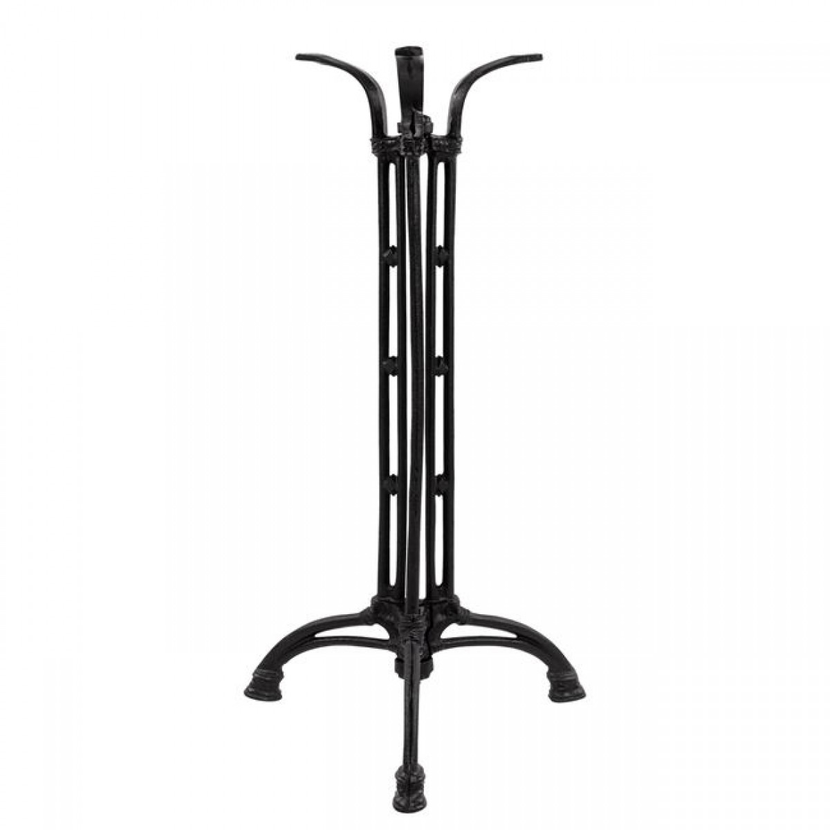 ΒΑΣΗ BAR ΑΠΟ ΜΑΝΤΕΜΙ HM446 3ΝΥΧΗ ΣΕ ΜΑΥΡΟ ΧΡΩΜΑ 50X50X105