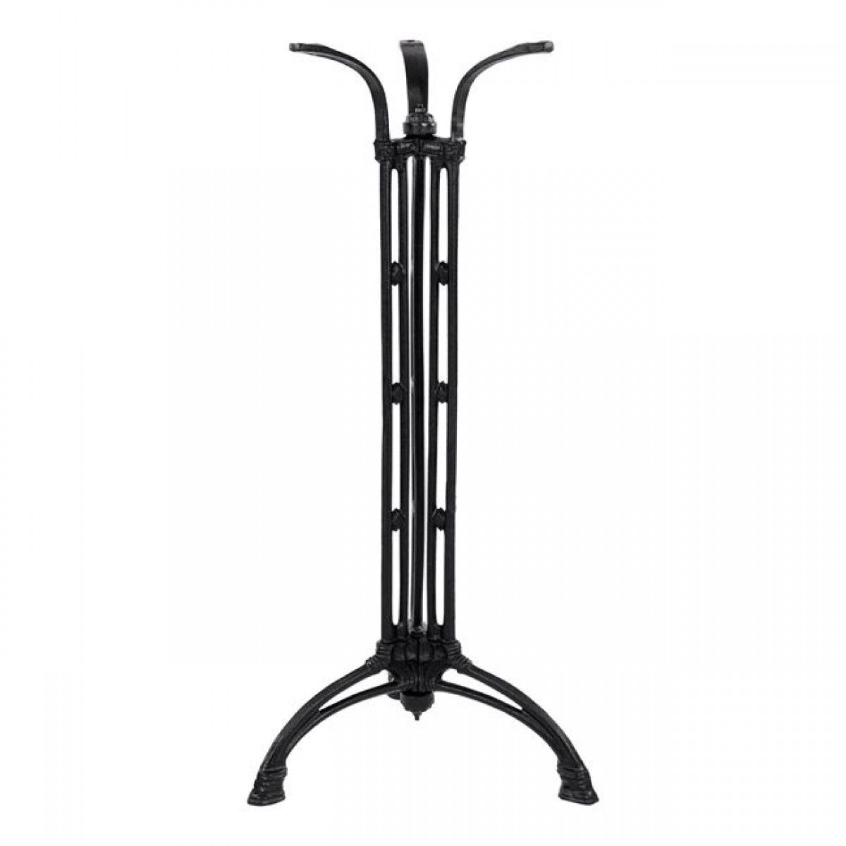 ΒΑΣΗ BAR ΑΠΟ ΜΑΝΤΕΜΙ HM446 3ΝΥΧΗ ΣΕ ΜΑΥΡΟ ΧΡΩΜΑ 50X50X105