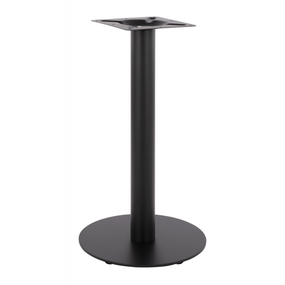 ΒΑΣΗ ΜΕΤΑΛΛΙΚΗ ΜΑΥΡΗ ΜΑΤ Φ40Χ72εκ. HM437