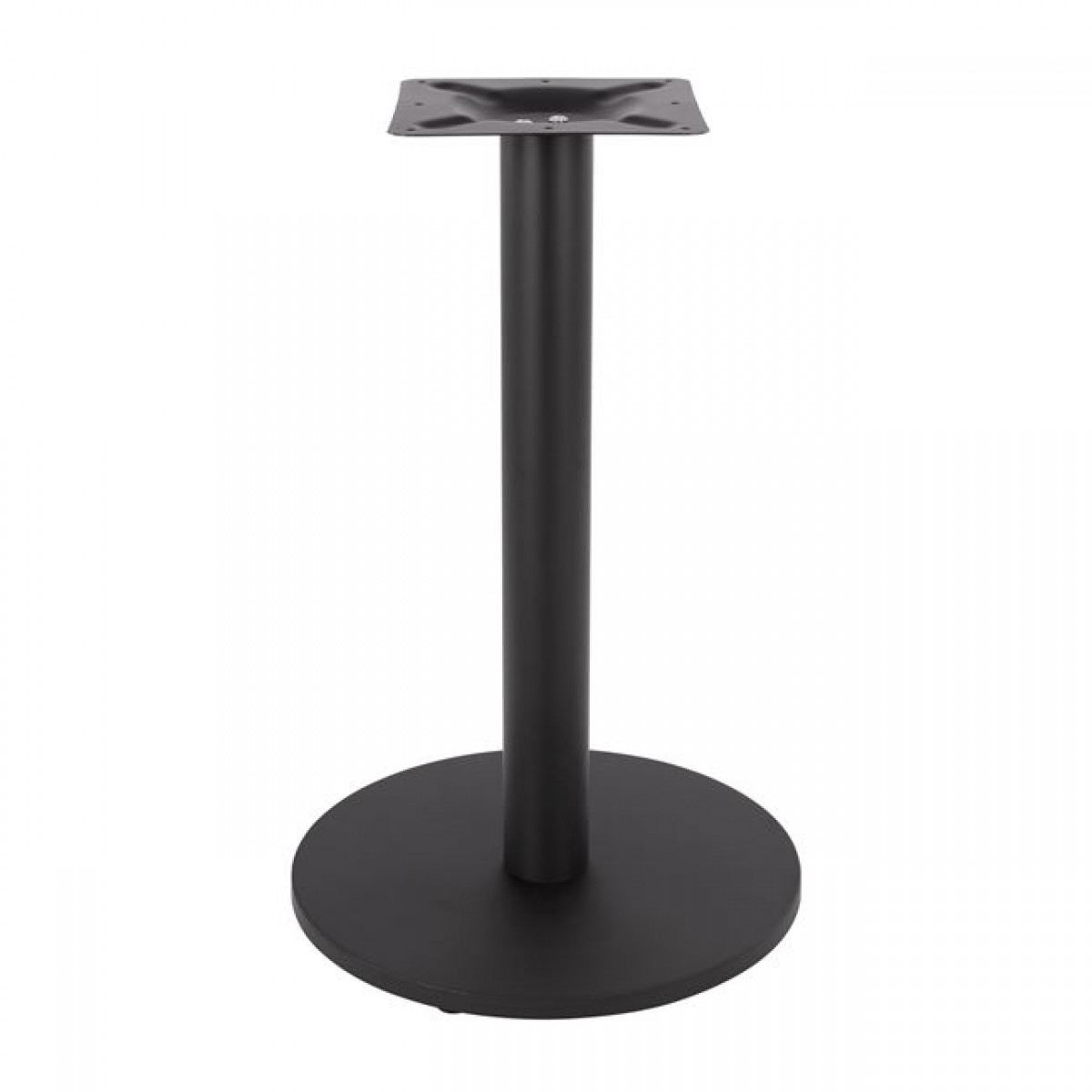 ΒΑΣΗ ΜΕΤΑΛΛΙΚΗ ΜΑΥΡΗ ΜΑΤ Φ45X72Υεκ. ΜΕ ΡΕΓΟΥΛΑΤΟΡΟΥΣ HM419.11