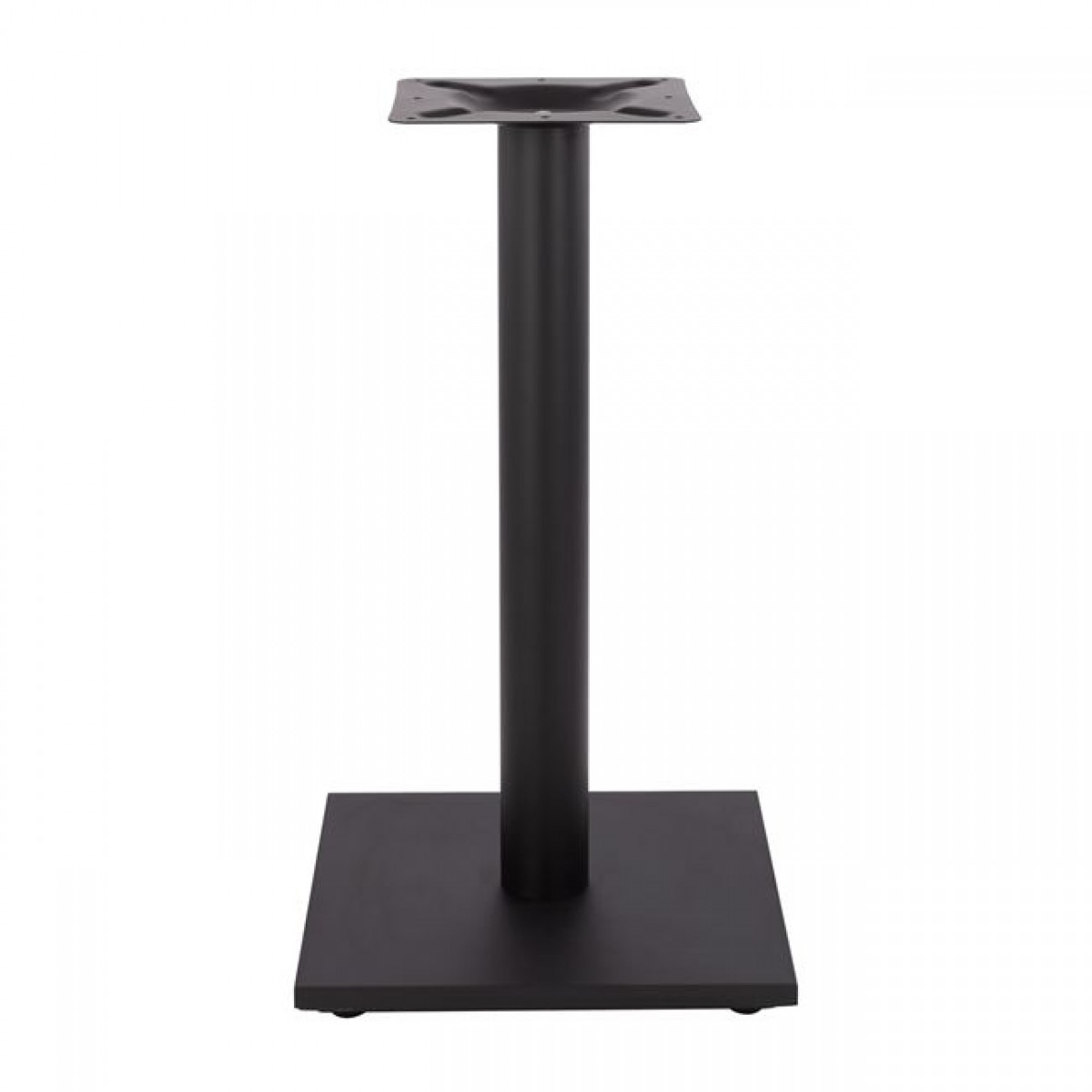 ΒΑΣΗ ΜΕΤΑΛΛΙΚΗ ΜΑΥΡΗ ΜΑΤ 40Χ40Χ72Υεκ. ΜΕ ΡΕΓΟΥΛΑΤΟΡΟΥΣ HM421.11