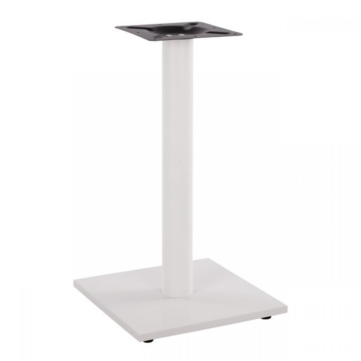 ΒΑΣΗ ΜΕΤΑΛΛΙΚΗ ΛΕΥΚΗ ΜΑΤ 40Χ40Χ72Υεκ. ΜΕ ΡΕΓΟΥΛΑΤΟΡΟΥΣ HM421.12