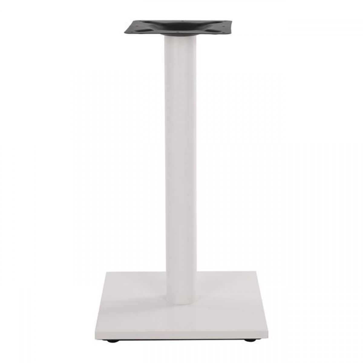 ΒΑΣΗ ΜΕΤΑΛΛΙΚΗ ΛΕΥΚΗ ΜΑΤ 40Χ40Χ72Υεκ. ΜΕ ΡΕΓΟΥΛΑΤΟΡΟΥΣ HM421.12