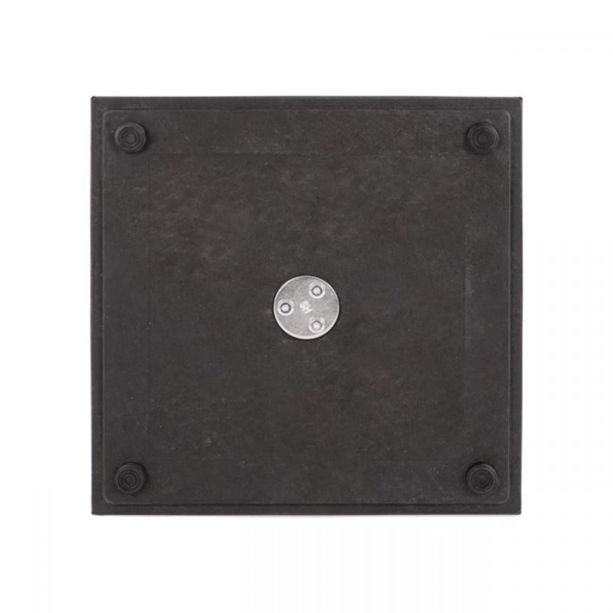 ΒΑΣΗ ΜΕΤΑΛΛΙΚΗ ΛΕΥΚΗ ΜΑΤ 40Χ40Χ72Υεκ. ΜΕ ΡΕΓΟΥΛΑΤΟΡΟΥΣ HM421.12