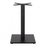 ΒΑΣΗ ΜΕΤΑΛΛΙΚΗ ΜΑΥΡΗ ΜΑΤ 45Χ45Χ72εκ. ΜΕ ΣΤΑΥΡΟ 46Χ46 ΚΑΙ ΡΕΓΟΥΛΑΤΟΡΟΥΣ HM438