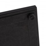 ΒΑΣΗ ΜΕΤΑΛΛΙΚΗ ΜΑΥΡΗ ΜΑΤ 45Χ45Χ72εκ. ΜΕ ΣΤΑΥΡΟ 46Χ46 ΚΑΙ ΡΕΓΟΥΛΑΤΟΡΟΥΣ HM438