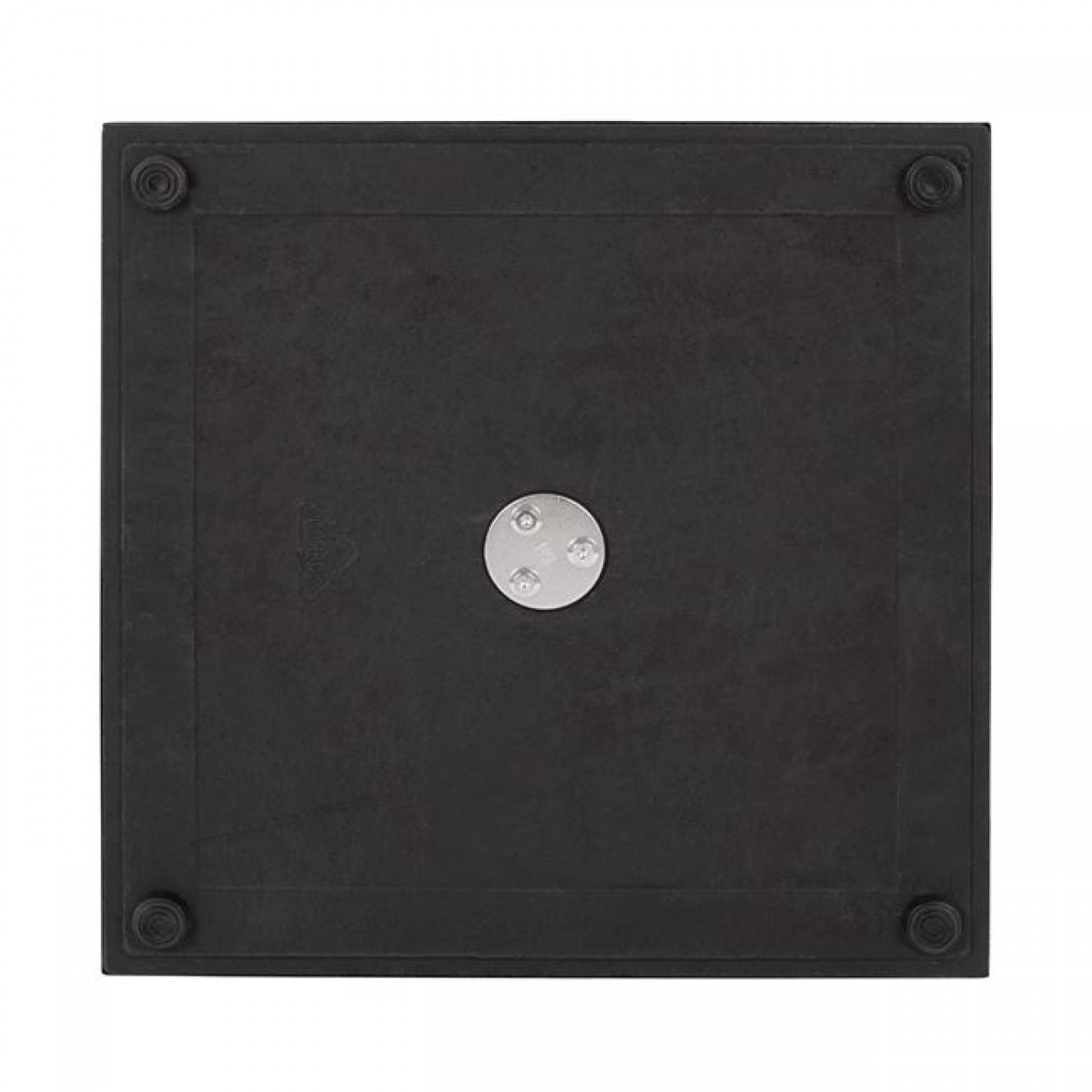 ΒΑΣΗ BAR ΜΕΤΑΛΛΙΚΗ ΜΑΥΡΗ ΜΑΤ 45Χ45Χ108εκ. ΜΕ ΡΕΓΟΥΛΑΤΟΡΟΥΣ HM439