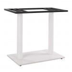 ΒΑΣΗ ΜΕΤΑΛΛΙΚΗ ΔΙΠΛΗ ΛΕΥΚΗ ΜΑΤ 80Χ40Χ72Υεκ. ΜΕ ΡΕΓΟΥΛΑΤΟΡΟΥΣ HM435.12