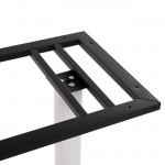 ΒΑΣΗ ΜΕΤΑΛΛΙΚΗ ΔΙΠΛΗ ΛΕΥΚΗ ΜΑΤ 80Χ40Χ72Υεκ. ΜΕ ΡΕΓΟΥΛΑΤΟΡΟΥΣ HM435.12