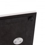 ΒΑΣΗ ΜΕΤΑΛΛΙΚΗ ΔΙΠΛΗ ΛΕΥΚΗ ΜΑΤ 80Χ40Χ72Υεκ. ΜΕ ΡΕΓΟΥΛΑΤΟΡΟΥΣ HM435.12