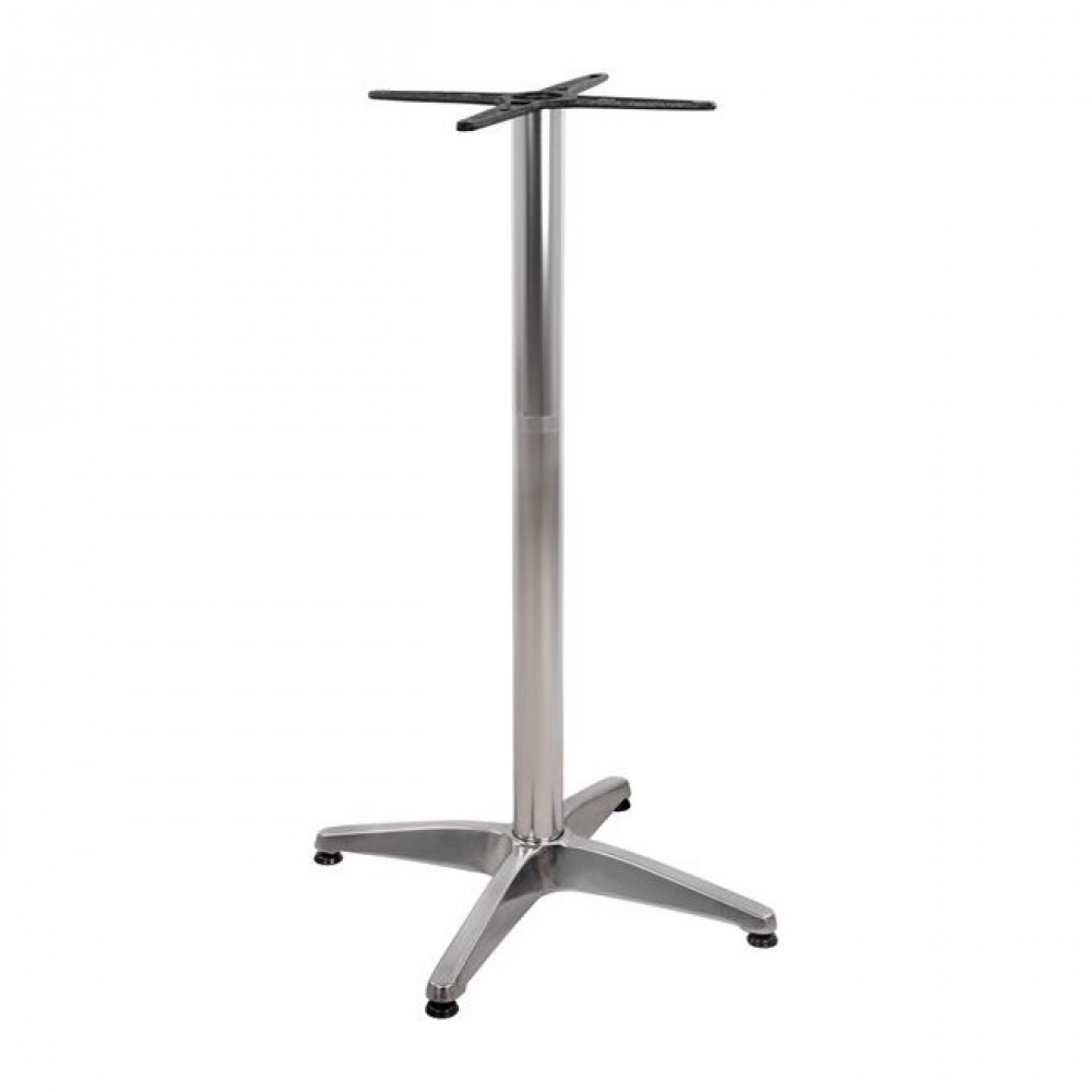 ΒΑΣΗ ΜΠΑΡ ΑΛΟΥΜΙΝΙΟΥ 4ΝΥΧΗ 66X66X109Υεκ. ΜΕ ΣΤΑΥΡΟ 44Χ44εκ. HM450 ΧΡΩΜΙΟΥ